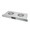 UNITATE RACIRE LOGILINK, 1U pentru rack 19", 2 ventilatoare, 1600rpm, 25dBA, flux aer 49.8cfm, otel 1.5mm, cu termostat, cablu a
