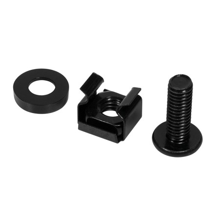 SET montare LOGILINK pentru rack 19", contine 50 piese: suruburi, saibe, piulite, diametru 6mm (M6), otel, "AC116"