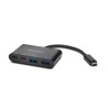 HUB extern KENSINGTON, porturi USB: USB 3.0 x 2, USB 3.1 Type C x 2, conectare prin USB 3.1 Type C, cablu 0.1 m, negru, "K39124E