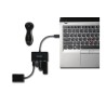 HUB extern KENSINGTON, porturi USB: USB 3.0 x 2, USB 3.1 Type C x 2, conectare prin USB 3.1 Type C, cablu 0.1 m, negru, "K39124E