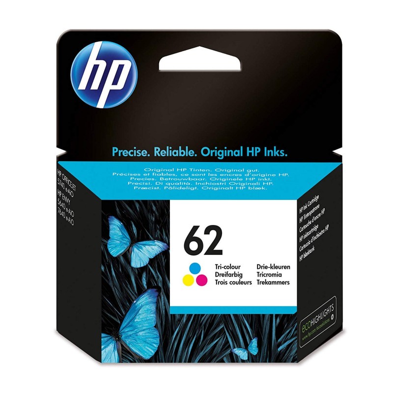 Cartus Cerneala Original HP Color, nr.62, pentru ENVY 5640AIO, , (timbru verde 0.15 lei), "C2P06AE"