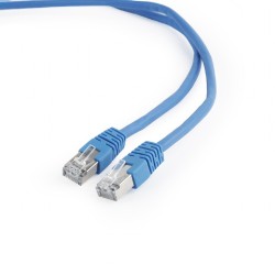 PATCH CORD FTP GEMBIRD Cat6, cupru-aluminiu, 1 m, albastru, AWG26, ecranat "PP6-1M/B" (timbru verde 0.08 lei)