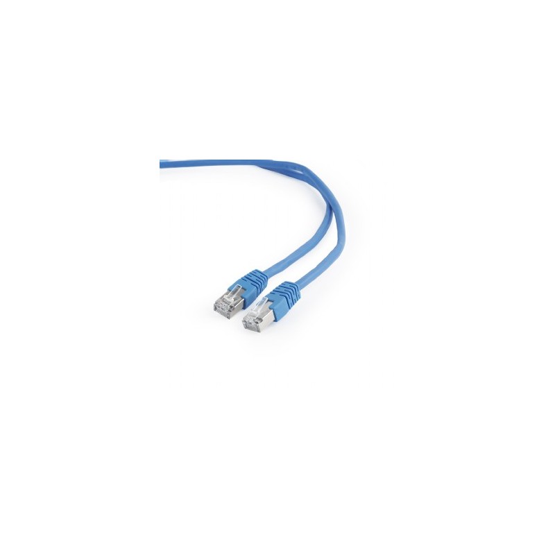 PATCH CORD FTP GEMBIRD Cat6, cupru-aluminiu, 2 m, albastru, AWG26, ecranat "PP6-2M/B" (timbru verde 0.08 lei)