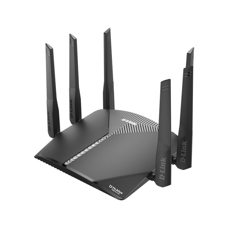 ROUTER D-LINK wireless 3000Mbps, 4 porturi Gigabit, 6 antene externe, Tri Band AC3000, 1xUSB3.0, 1xUSB2.0, MU-MIMO "DIR-3060" (t