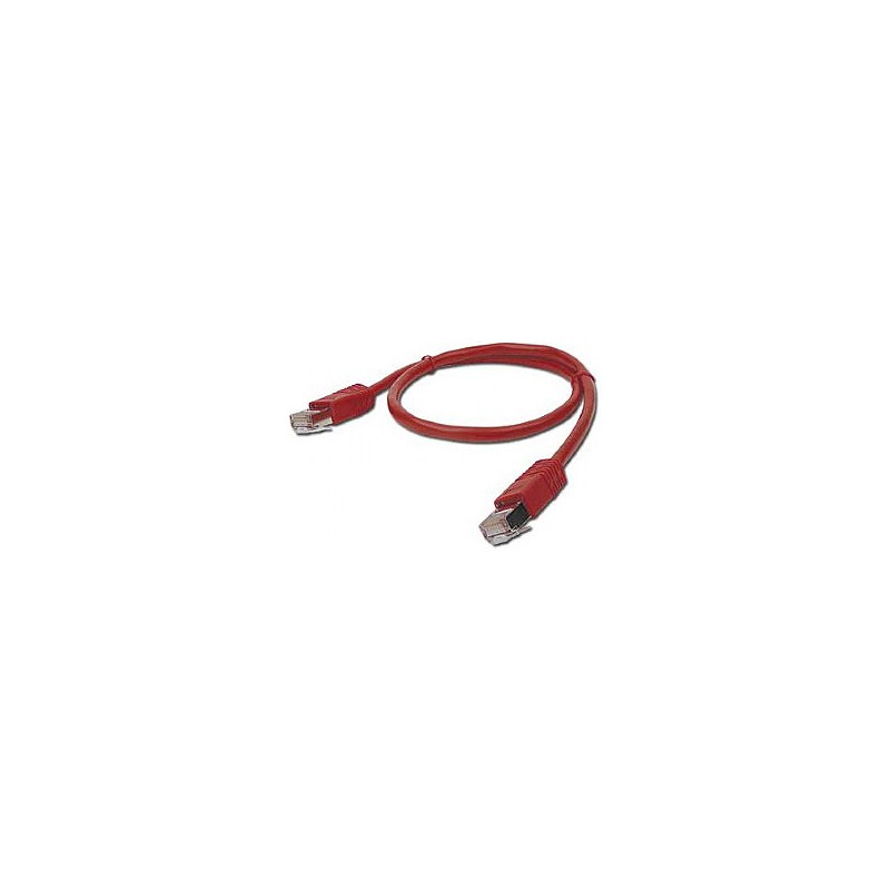 PATCH CORD UTP GEMBIRD Cat5e, cupru-aluminiu, 1 m, rosu, AWG26, "PP12-1M/R" (timbru verde 0.08 lei)