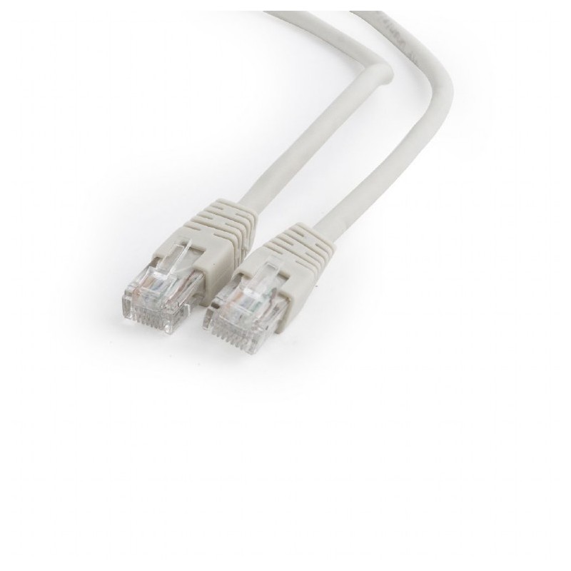 PATCH CORD UTP GEMBIRD Cat6, cupru-aluminiu, 0.5 m, gri, AWG26, "PP6U-0.5M" (timbru verde 0.08 lei)