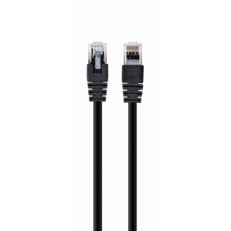 PATCH CORD UTP GEMBIRD Cat6, cupru-aluminiu, 1 m, negru, AWG26, "PP6U-1M/BK" (timbru verde 0.08 lei)