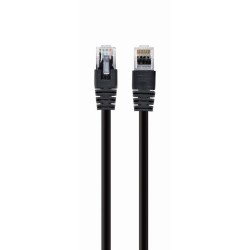 PATCH CORD UTP GEMBIRD Cat6, cupru-aluminiu, 1 m, negru, AWG26, "PP6U-1M/BK" (timbru verde 0.08 lei)