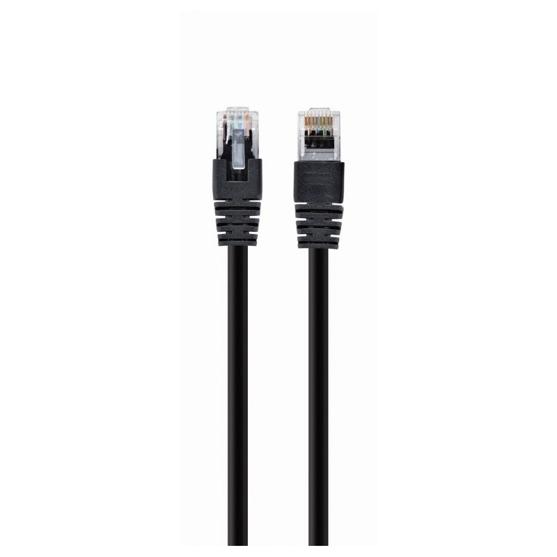 PATCH CORD UTP GEMBIRD Cat6, cupru-aluminiu, 1 m, negru, AWG26, "PP6U-1M/BK" (timbru verde 0.08 lei)