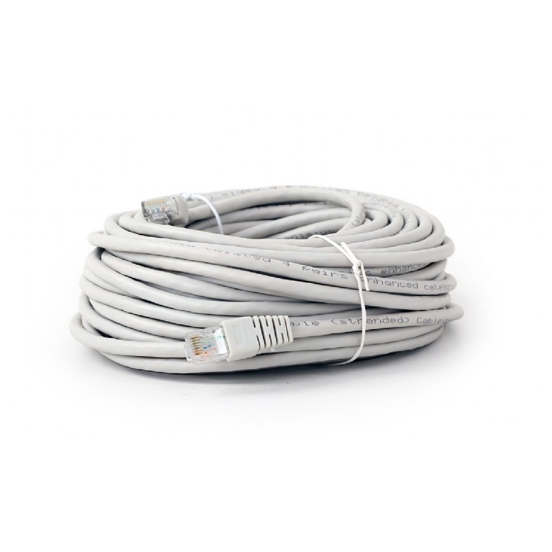 PATCH CORD UTP GEMBIRD Cat6, cupru-aluminiu, 20 m, gri, AWG26, "PP6U-20M" (timbru verde 0.8 lei)