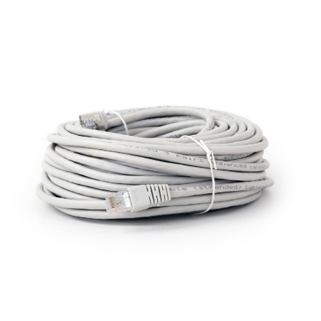 PATCH CORD UTP GEMBIRD Cat6, cupru-aluminiu, 20 m, gri, AWG26, "PP6U-20M" (timbru verde 0.8 lei)