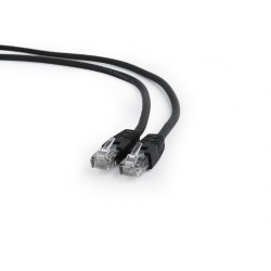 PATCH CORD UTP GEMBIRD Cat6, cupru-aluminiu, 2 m, negru, AWG26, "PP6U-2M/BK" (timbru verde 0.08 lei)