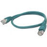 PATCH CORD UTP GEMBIRD Cat5e, cupru-aluminiu, 1 m, verde, AWG26, "PP12-1M/G" (timbru verde 0.08 lei)