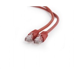 PATCH CORD UTP GEMBIRD Cat6, cupru-aluminiu, 5 m, rosu, AWG26, "PP6U-5M/R" (timbru verde 0.18 lei)