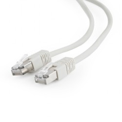 PATCH CORD FTP GEMBIRD Cat5e, cupru-aluminiu, 10 m, gri, AWG26, ecranat "PP22-10M" (timbru verde 0.18 lei)
