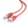 PATCH CORD FTP GEMBIRD Cat5e, cupru-aluminiu, 1 m, rosu, AWG26, ecranat "PP22-1M/R" (timbru verde 0.08 lei)