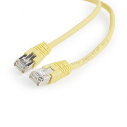 PATCH CORD FTP GEMBIRD Cat5e, cupru-aluminiu, 1 m, galben, AWG26, ecranat "PP22-1M/Y" (timbru verde 0.08 lei)