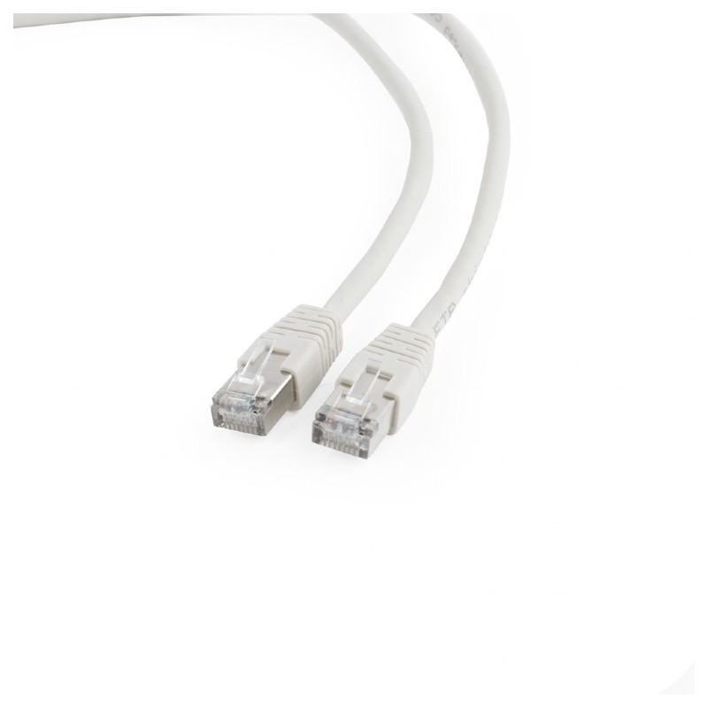 PATCH CORD FTP GEMBIRD Cat6, cupru-aluminiu, 0.25 m, gri, AWG26, ecranat "PP6-0.25M" (timbru verde 0.08 lei)