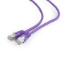 PATCH CORD FTP GEMBIRD Cat6, cupru-aluminiu, 0.25 m, violet, AWG26, ecranat "PP6-0.25M/V" (timbru verde 0.08 lei)
