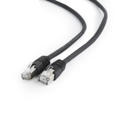 PATCH CORD FTP GEMBIRD Cat6, cupru-aluminiu, 0.5 m, negru, AWG26, ecranat "PP6-0.5M/BK" (timbru verde 0.08 lei)