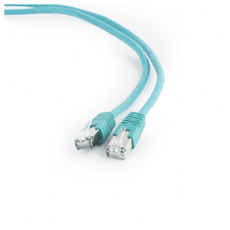PATCH CORD FTP GEMBIRD Cat6, cupru-aluminiu, 0.5 m, verde, AWG26, ecranat "PP6-0.5M/G" (timbru verde 0.08 lei)