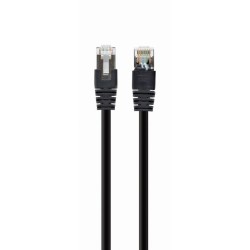 PATCH CORD S/FTP GEMBIRD Cat6a, LSZH, cupru, 1 m, negru, AWG27, dublu ecranat "PP6A-LSZHCU-BK-1M" (timbru verde 0.08 lei)