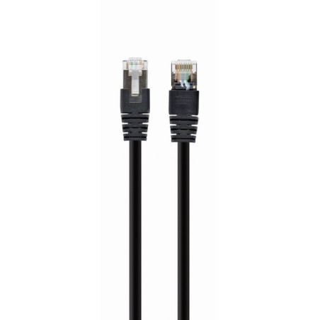 PATCH CORD S/FTP GEMBIRD Cat6a, LSZH, cupru, 1 m, negru, AWG27, dublu ecranat "PP6A-LSZHCU-BK-1M" (timbru verde 0.08 lei)
