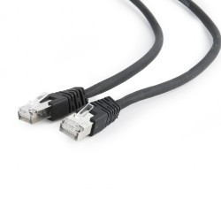 PATCH CORD S/FTP GEMBIRD Cat6a, LSZH, cupru, 2 m, negru, AWG27, dublu ecranat "PP6A-LSZHCU-BK-2M" (timbru verde 0.08 lei)