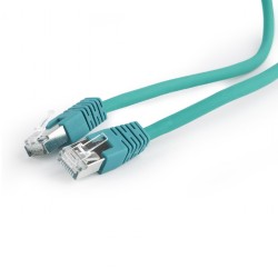 PATCH CORD S/FTP GEMBIRD Cat6a, LSZH, cupru, 1 m, verde, AWG27, dublu ecranat "PP6A-LSZHCU-G-1M" (timbru verde 0.08 lei)