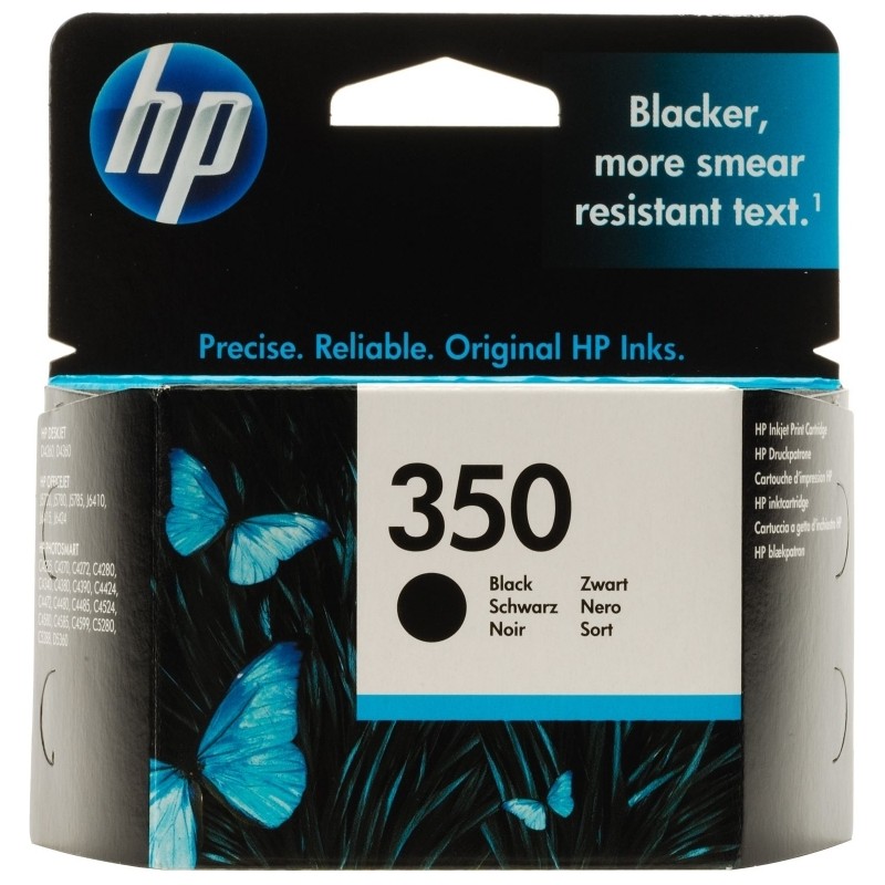 Cartus Cerneala Original HP Black, nr.350, pentru DJ D4260|4360|J5730|5780|6410|PS C4205|4272|4280|4480|5280, , (timbru verde 0.
