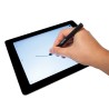 TOUCH PEN LOGILINK, pt. tablete si smartphone, varf din cauciuc, forma hexagonala, aluminiu, negru, "AA0010"  (timbru verde 0.03