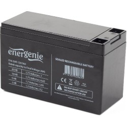 ACUMULATOR UPS GEMBIRD 12V /   7Ah, terminal F2(T2), dimensiune: 151x65x93mm, inaltime+terminal: 99mm, "BAT-12V7AH" (timbru verd
