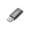 ADAPTOR LOGILINK, pt. smartphone, USB 3.0, USB Type-C (T) la Micro-USB (M), argintiu, "AU0041" (timbru verde 0.08 lei)
