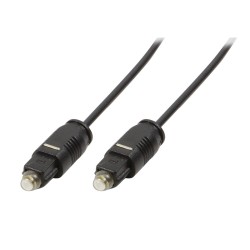 CABLU audio LOGILINK Toslink Optic (T/T)(pt. conexiune optica intre BLU-Ray si echipamentul audio), 0.5m, black, "CA1005" (timbr