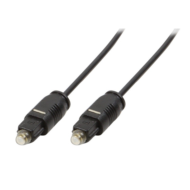CABLU audio LOGILINK Toslink Optic (T/T)(pt. conexiune optica intre BLU-Ray si echipamentul audio), 0.5m, black, "CA1005" (timbr