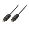 CABLU audio LOGILINK Toslink Optic (T/T)(pt. conexiune optica intre BLU-Ray si echipamentul audio), 0.5m, black, "CA1005" (timbr