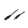 CABLU audio LOGILINK prelungitor stereo (3.5 mm jack M/T), 3m, negru, "CA1054" (timbru verde 0.08 lei)