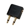 ADAPTOR audio LOGILINK convertor stereo (2 x 3.5 mm jack T la 1 x 3.5 mm jack M), negru, "CA1089" (timbru verde 0.08 lei)