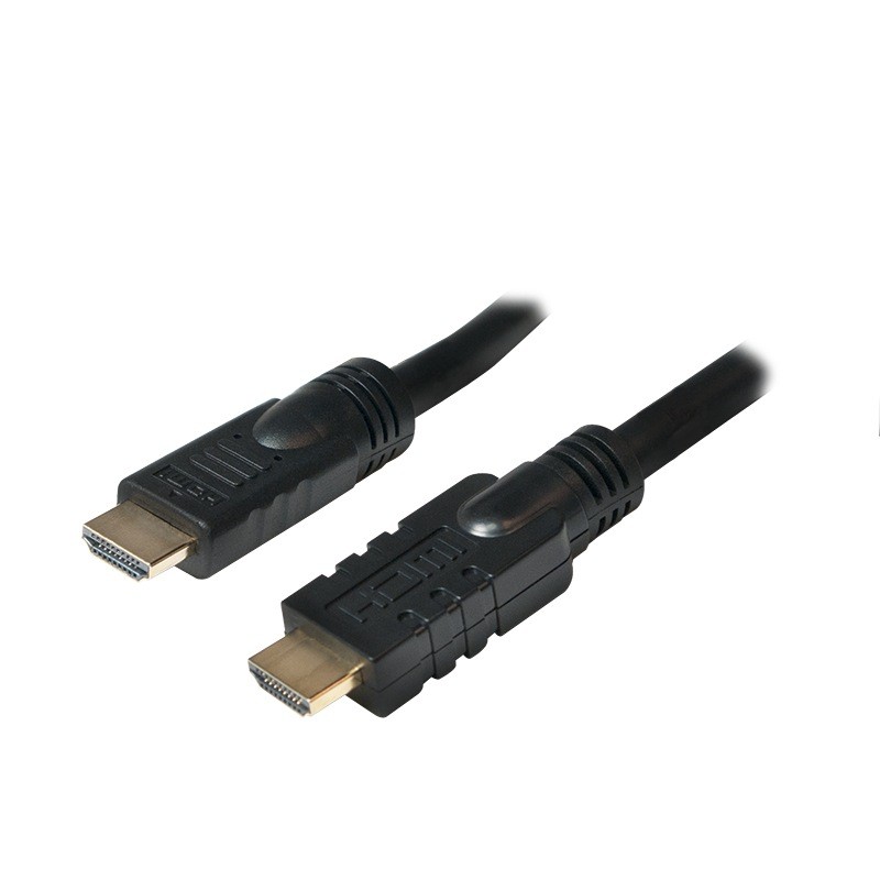 CABLU video LOGILINK, HDMI (T) la HDMI (T), 15m, conectori auriti, rezolutie maxima 4K UHD (3840 x 2160) la 30 Hz, negru, "CHA00