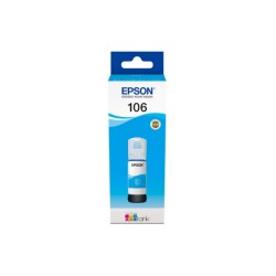 Cartus Cerneala Original Epson Cyan, nr.106, pentru L7160|L7180, 70ml, (timbru verde 0.15 lei), "C13T00R240"(RAPO)