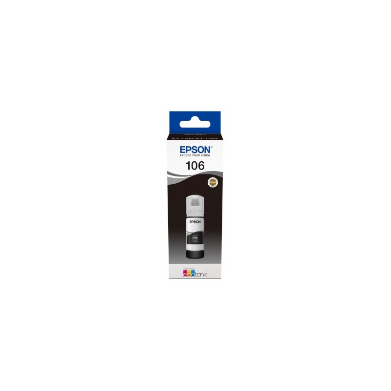 Cartus Cerneala Original Epson Black, nr.106, pentru L7160|L7180, 70ml, (timbru verde 0.15 lei), "C13T00R140"(RAPO)