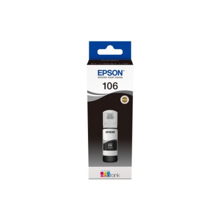 Cartus Cerneala Original Epson Black, nr.106, pentru L7160|L7180, 70ml, (timbru verde 0.15 lei), "C13T00R140"(RAPO)