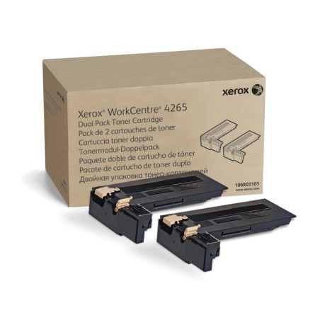Toner Original Xerox Black, 106R03103, pentru WC4265|, 2 x 25K, (timbru verde 1.2 lei) , "106R03103"