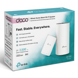 MESH TP-LINK Sistem wireless Complete Coverage - router AC1200 Whole-Home "Deco E3(2-pack )" (timbru verde 2.00 lei) 45506520