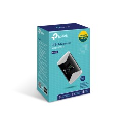 ROUTER TP-LINK wireless. portabil, 4G Mobile Wi-Fi, 300Mbps, Internal LTE Modem, SIM card slot, TFT screen display, rechargeable