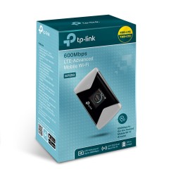 ROUTER TP-LINK wireless. portabil, 4G Mobile Wi-Fi, 600Mbps, Internal LTE Modem, SIM card slot, TFT screen display, rechargeable