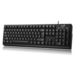 TASTATURA GENIUS USB, 104 taste, black, "Smart KB-100" "31300005400"  (timbru verde 0.8 lei)