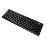 TASTATURA GENIUS USB, 104 taste, black, "Smart KB-100" "31300005400"  (timbru verde 0.8 lei)