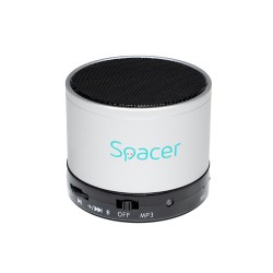 BOXA SPACER portabila bluetooth TOPPER, RMS:  3W, control volum, acumulator 520mAh, timp de functionare pana la 5 ore, distanta 