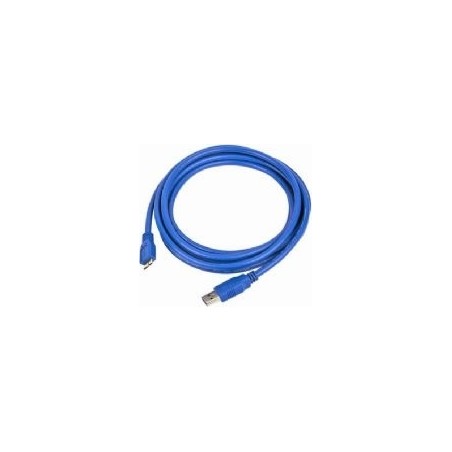 CABLU alimentare si date GEMBIRD, USB 3.0 (T) la Micro-USB 3.0 (T), 1.8m, albastru, "CCP-mUSB3-AMBM-6" (timbru verde 0.08 lei)